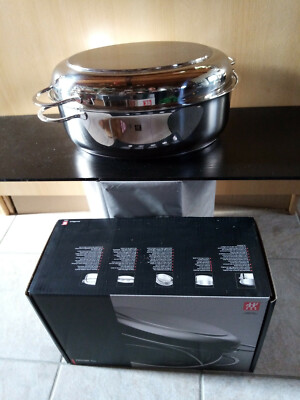 Multibräter Zwilling Plus 38x25cm  Edelst. Einsatz Induktion 1A Fachhandelsquali