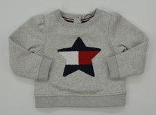 NWT Toddler Boy's Girls  Unisex Tommy Hilfiger Sweater Sweatshirt Gray