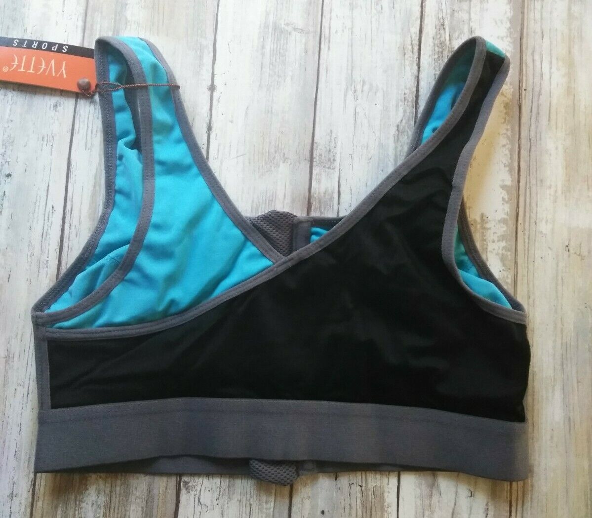 take New with tags 7067 yvetty sports turquoise/ sport bra 36 C