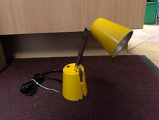 RR-Leuchten LAMPETTE Halogen GELB Designklassiker 60er Reiseleuchte NEU