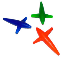 ESCA DA PESCA 5" TEASER BIRD OFFSHORE TONNO MARLIN MAHI CONFEZIONE DA 2 BLU VERDE ARANCIONE