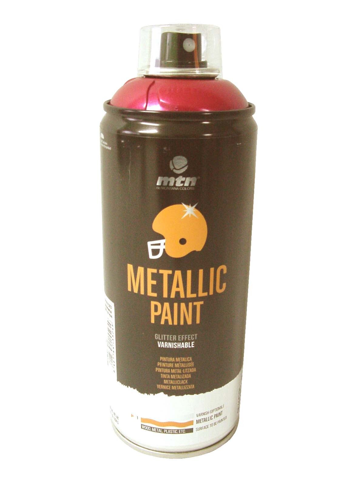 (36745) BOTE SPRAY PINTURA EFECTOS METALICOS BRILLANTE MONTANA COLORS ROJO
