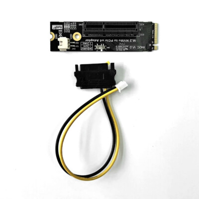 ADT-Link M2 NVMe to PCIe 4.0 Adapter Board x16 Supports Graphics Card x4 and SSD
