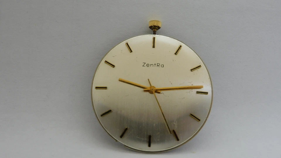 Movimento orologio funziona ZENTRA watch movement run C80 Foto 3 de 4