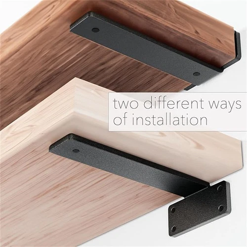 2/8/10Pcs 20cm Heavy Duty Floating Shelf Brackets Metal for Support Wall Hanging - Picture 7 of 22