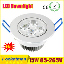 9w/12w/15w Recessed LED Ceiling Lamp Downlight Spotlight Home Lighting AC85-265V