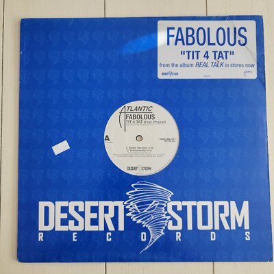 Fabolous - Tit 4 Tat (Feat. Pharrell) Vinyl Album, Promotional Copy