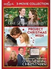 HALLMARK CHANNEL 3 MOVIE COLLECTION DVD One Royal Holiday Project Christmas Wish