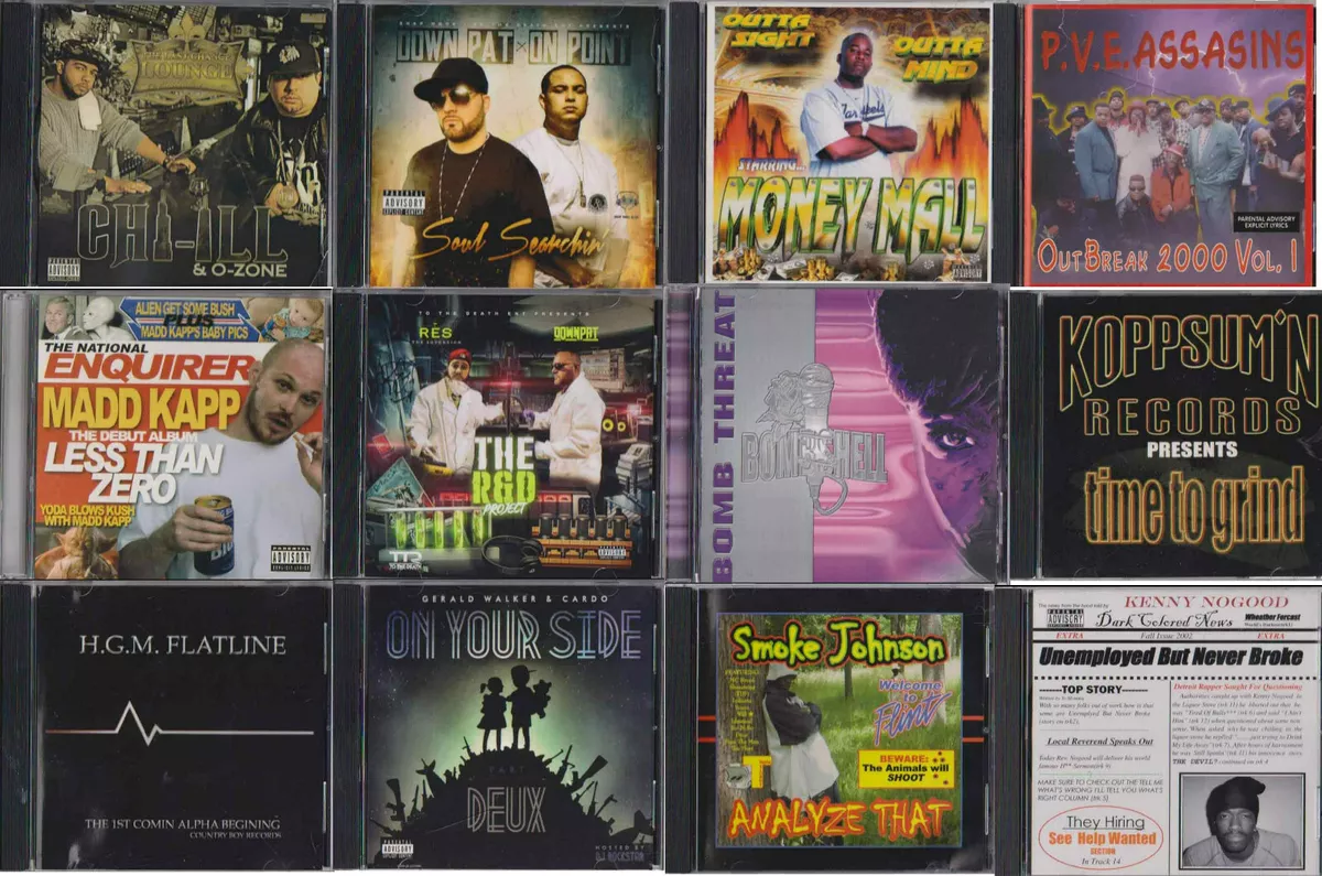 #$ Michigan Illinois Indiana Wisconsin Minnesota Rap G-Funk (Build A CD  Lot) !@