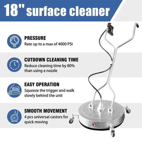 4000 PSI High Pressure Washer Water Heavy Duty Surface Cleaner Industrial Grade - Picture 9 of 25