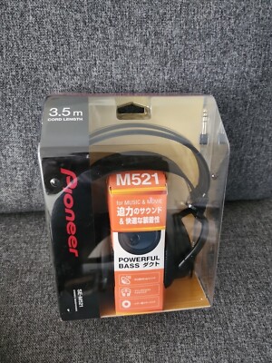 Pioneer SE-M521 headphones closed/over-ear black SE-M521 New Factory Sealed