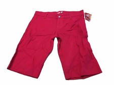 VTG 90s DICKIES GIRL Straight leg pants GIRLS Juniors SIZE 7 Red COTTON SPANDEX
