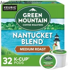 Green Mountain Nantucket Blend Coffee K-Cup Pods, Medium Roast, 32 K cups