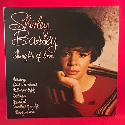 SHIRLEY BASSEY Thoughts Of Love 1977 UK vinyl LP Feelings The Way We Were B