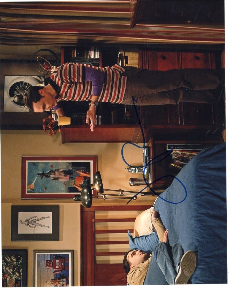 Photo Encadrée A4 Jim Parsons - The Big Bang Theory Sheldon Cooper - Autographe Imprimé Pour Les Fans De Séries TV - 8