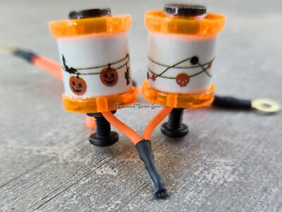 #ad 1quot; 8 32 Tattoo Machine Parts Coils 8 Wrap Orange Washer Halloween Jack O Lantern $26.00