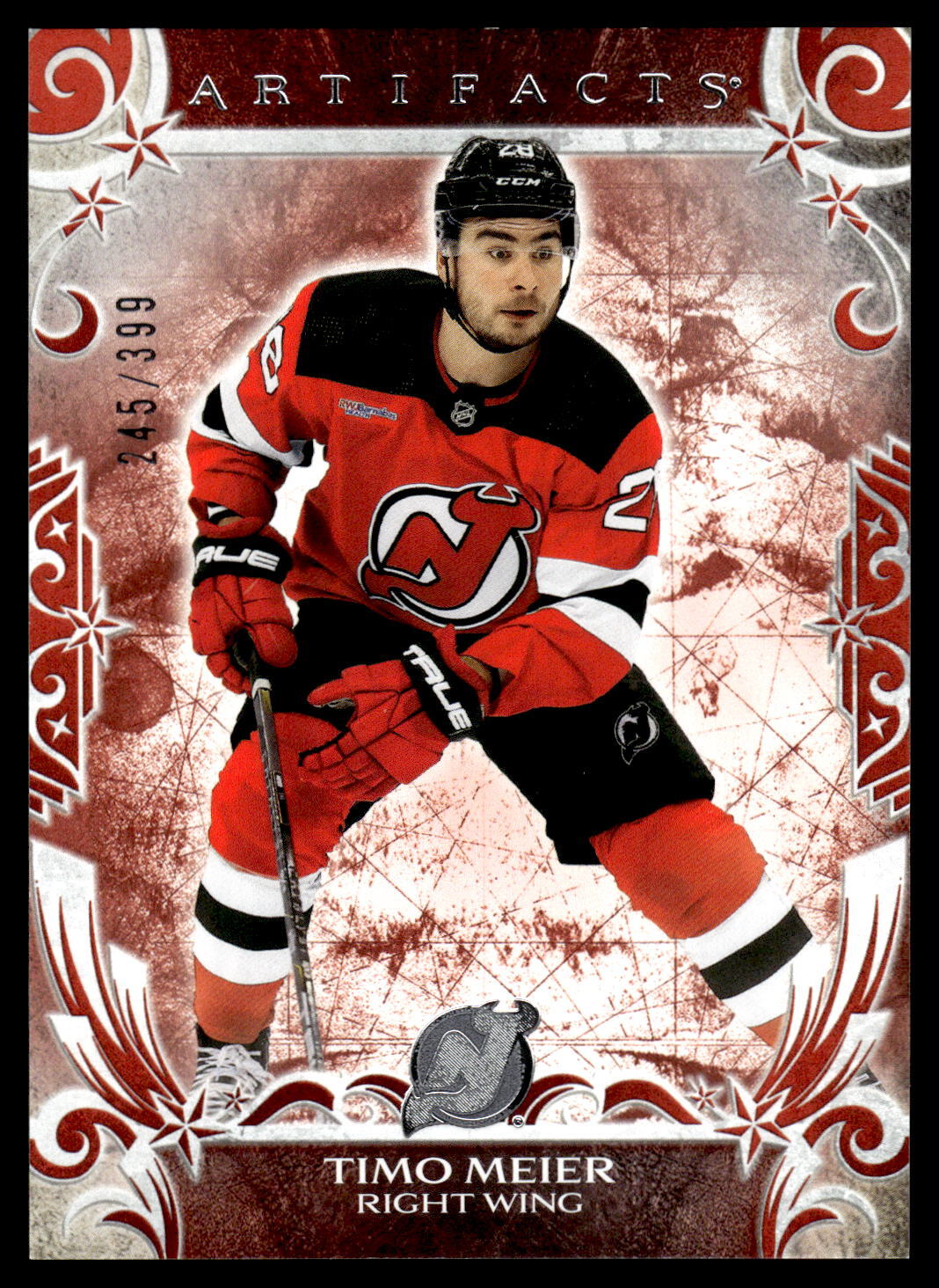 2024-25 Artifacts Ruby Timo Meier 245/399