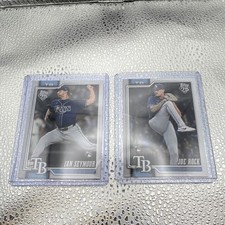Topps 2026 Topps 75 Ian Seymour & Joe Rock RC Tampa Bay Rays MLB 2 Card Lot