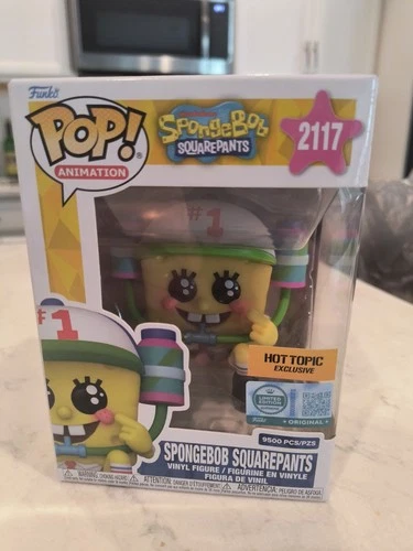 Funko Pop Spongebob Squarepants LE 9500 #2117 Hot Topic Supreme Limited Edition