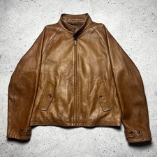 Authentic Polo by Ralph Lauren Genuine Leather Jacket   Size L