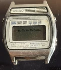 Seiko A158-5059 Alarm Chronograph LCD Digital Vintage Watch Case Only Parts