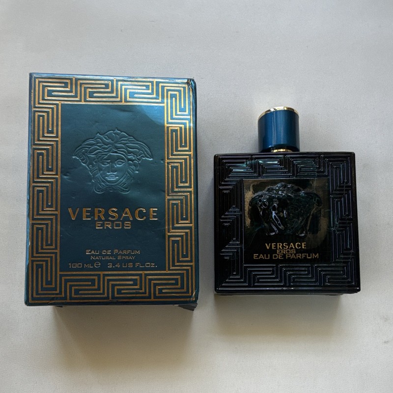 Versace Eros Eau de Parfum (EDP) Natural Spray, Regular Size 3.4 fl oz
