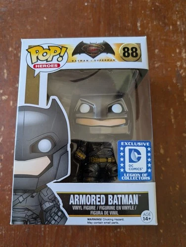 Funko Pop! Vinyl Armored Batman #88 Batman v Superman Legion of Collectors