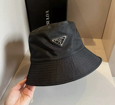 #ad #ad PRADA Black Nylon Bucket Hat $60.00