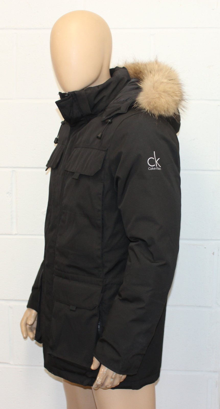 Men's new Calvin Klein Jeans padded Jacket colour black size large