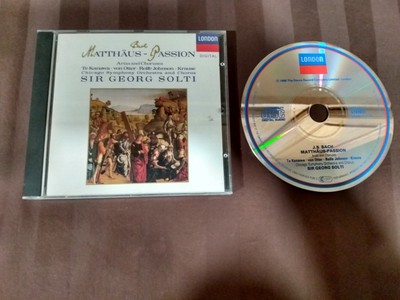St. Matthew Passion-Hlts by J.S. Bach (CD, 1990)