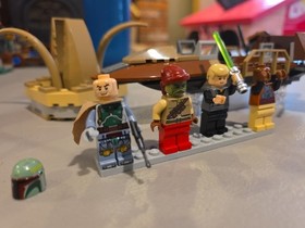Lego Star Wars Desert Skiff 9496 All Minifigs. Mostly Complete