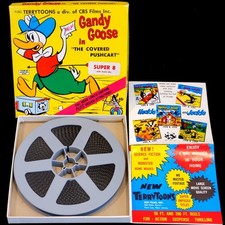 Gandy Goose The Covered Pushcart Terrytoons CBS SUPER 8mm Film 1962 207 TESTED