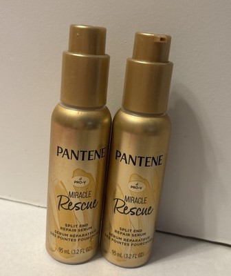 2x Pantene Pro V Miracle Rescue Split End Repair Serum 3.2 Oz Hair Treatment