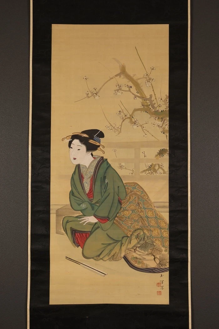 古董日本画作、画卷| eBay
