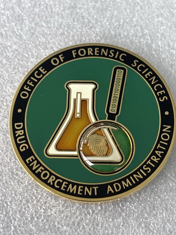 Drug Enforcement Office Of Forensic Sciences Narcotic DEA Police Coin