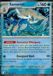 Samurott 023/086 White Flare Holo Rare