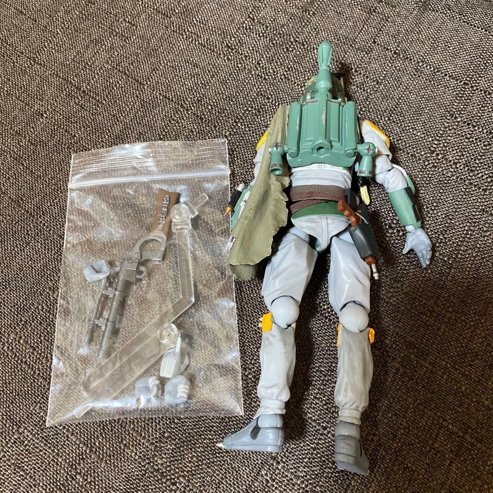 Kaiyodo Star Wars Revoltech Boba Fett Figure No Outer Box Collectible - Image 2 of 2