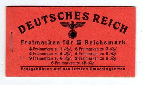 Dr-Zusdr. Stamp Booklet 49.3 Rare Booklet MNH Unstamped (DA5182