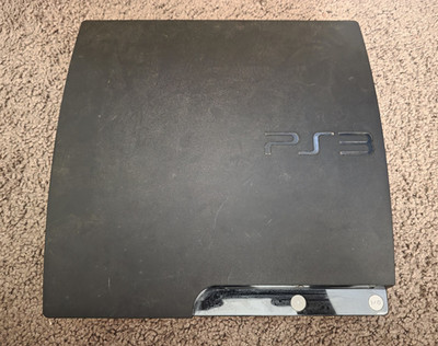 Sony PlayStation 3 Slim 160GB Black HDMI 1080p w/ Red Controller & COD Ghosts