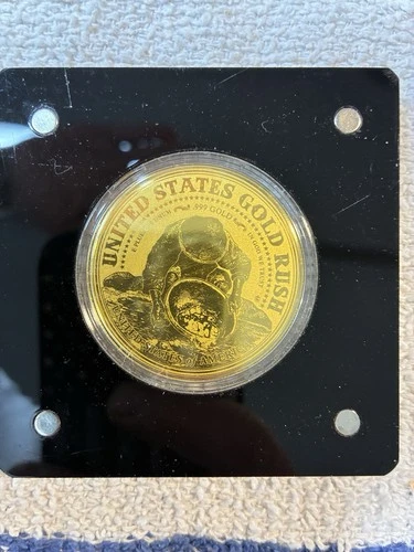 2022 American Mint 1854 S Liberty Head Half Eagle 1/200oz 999 Gold Proof Coin