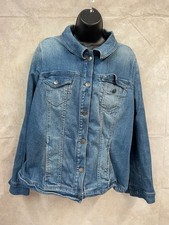 Gloria Vanderbilt Women's Blue Jean Denim Jacket Size XL
