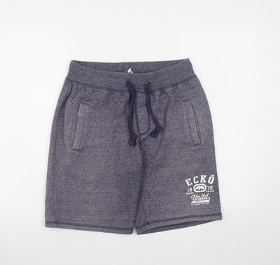 Ecko Unltd. Sweatshorts Herren blau Größe S Freizeit Kordelzug