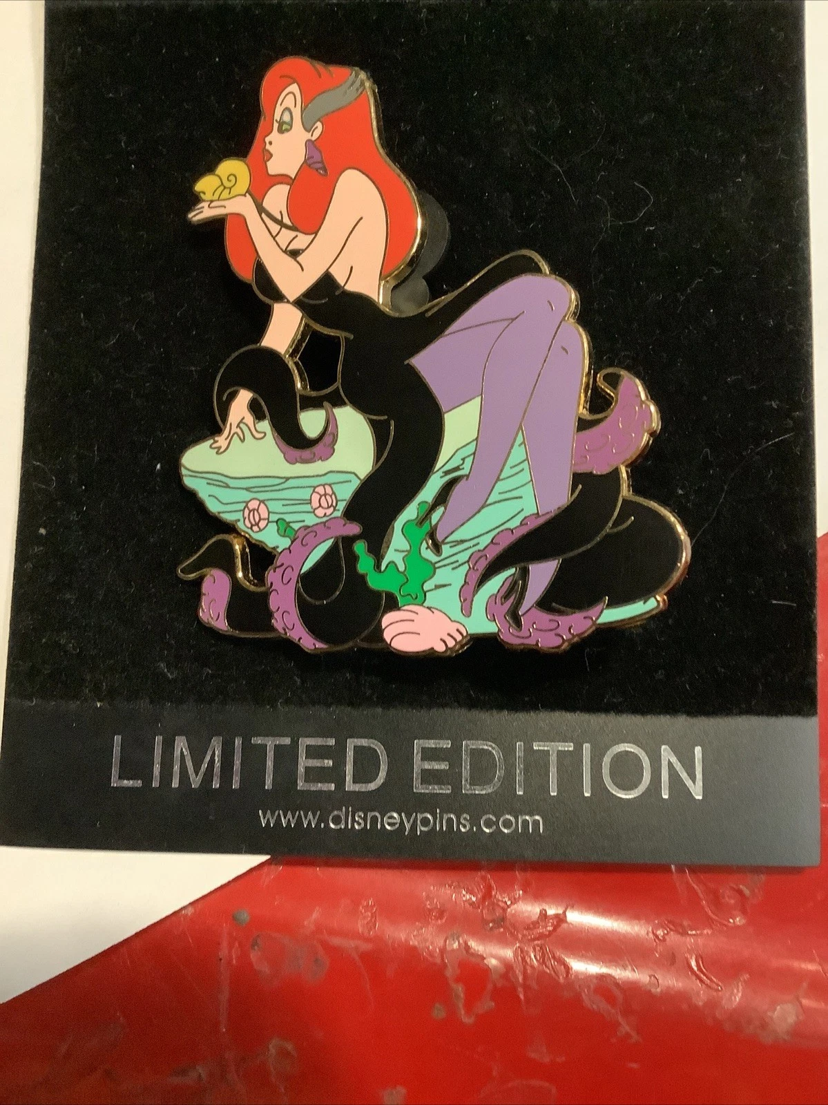 Disney Store JESSICA Rabbit Dressed as URSULA The Little MERMAID LE300 Pin