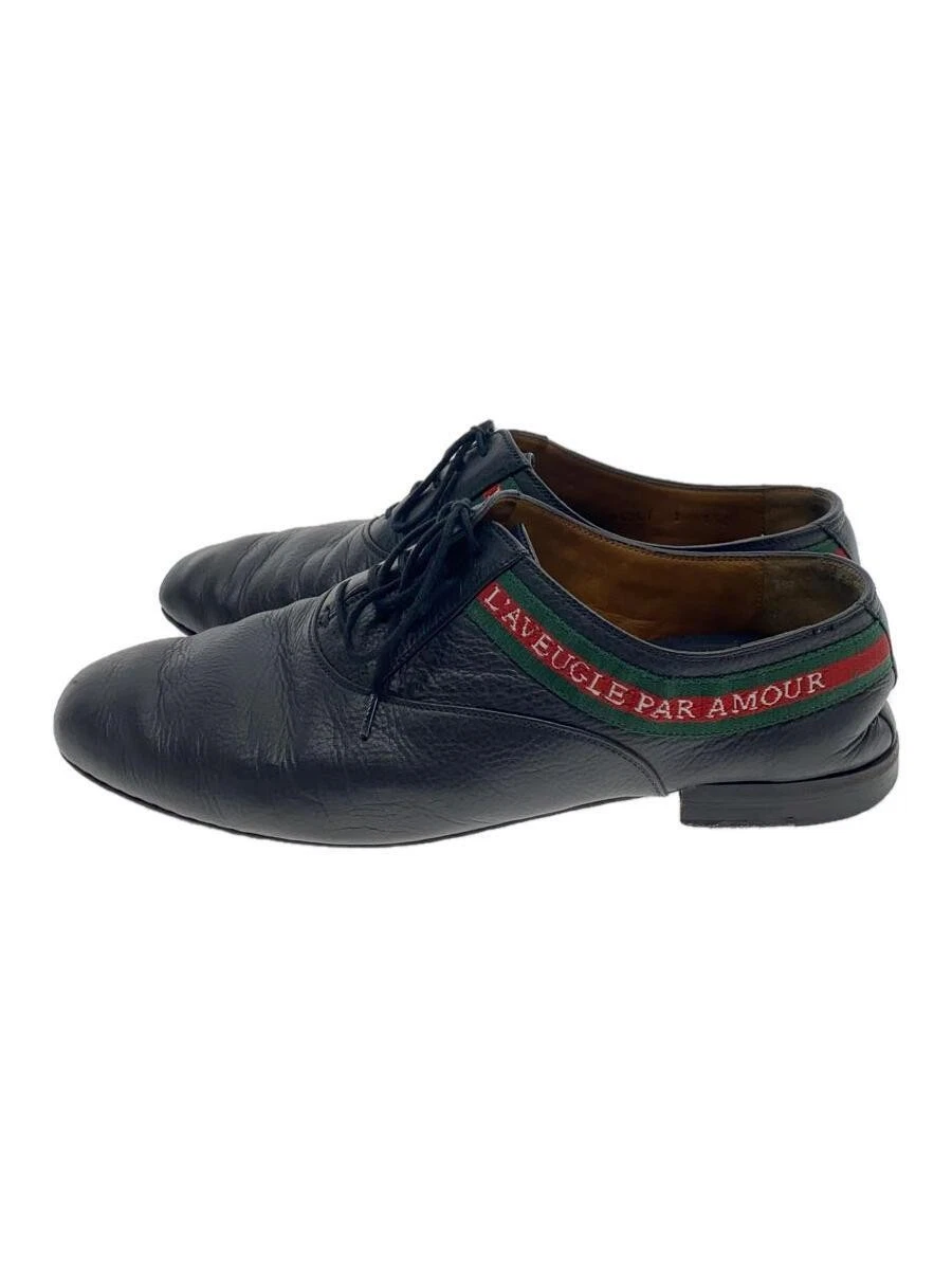 Baskets Gucci homme cuir 26 cm boîte noire et sac de rangement occasion
