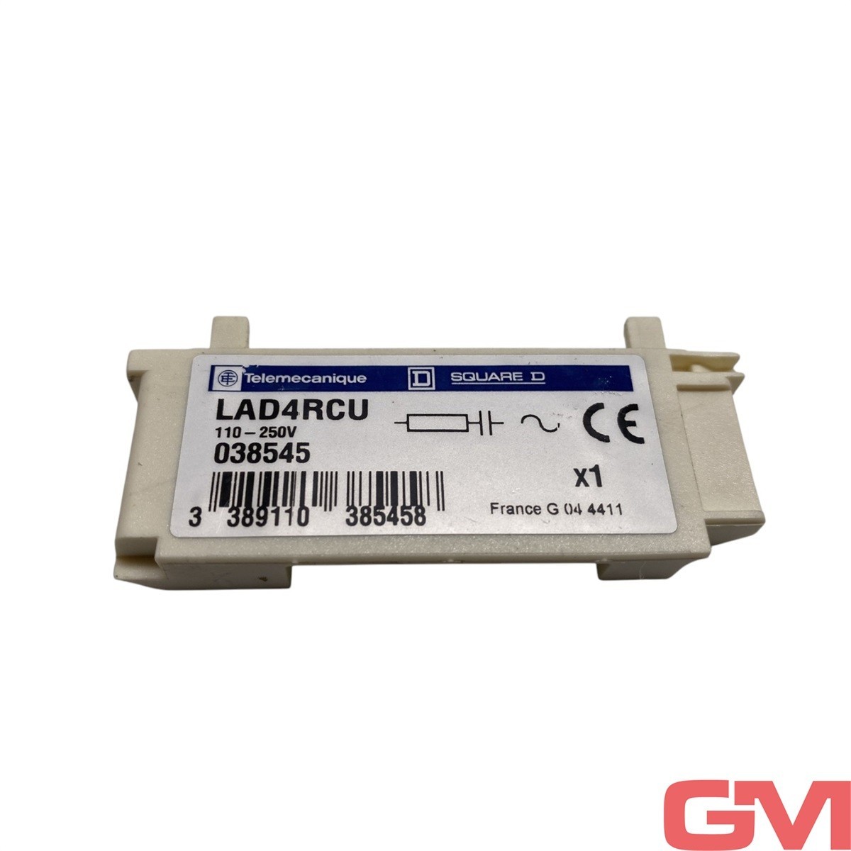 Telemecanique Control Module LAD4RCU Transient Suppressor 110-250V AC 038545