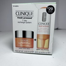 New Clinique Fresh Pressed 7 Day Recharge System Pure Vitamin C
