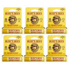 Burt's Bees Natural Origin Beeswax Lip Balm 0.15oz Lot of 6