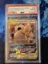 Eevee & Snorlax GX 120/181 Sm-Team Up Holo