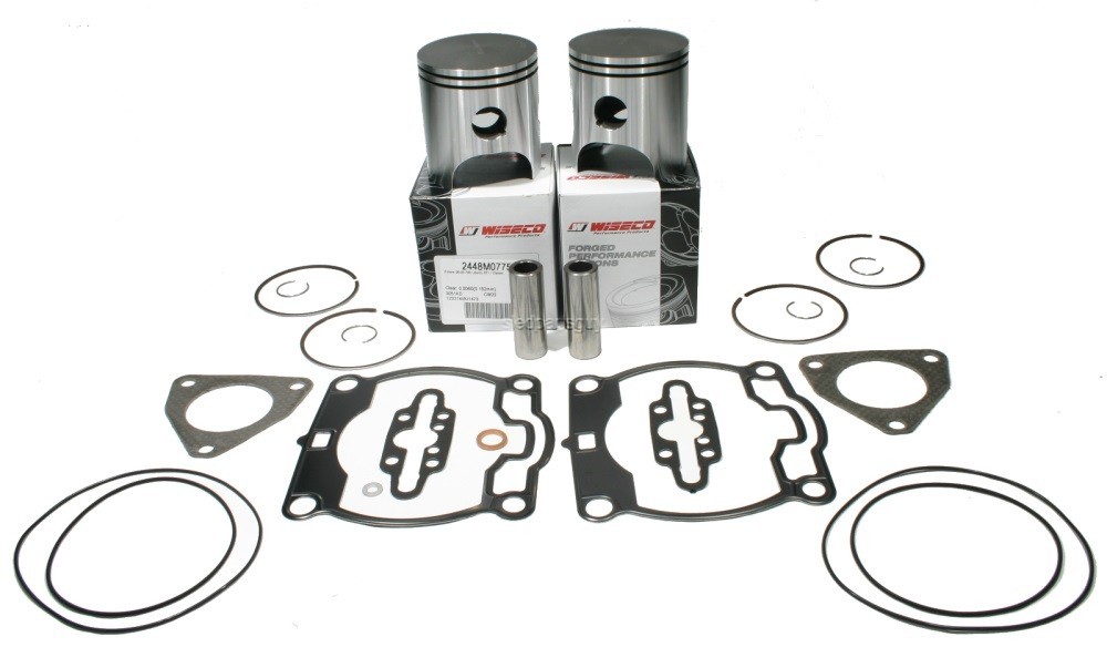 Polaris Fusion 700, 2006, Wiseco Pistons and Gasket Set - Engine Rebuild