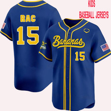 Kids Baseball Jersey Savannah Bananas Savannah Bananas HOT MEN BTT1008